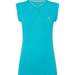Best OCEANTEE Ladies Oceanic Sleeveless Breathable Golf Polo Shirt Ladies Polo Shirts