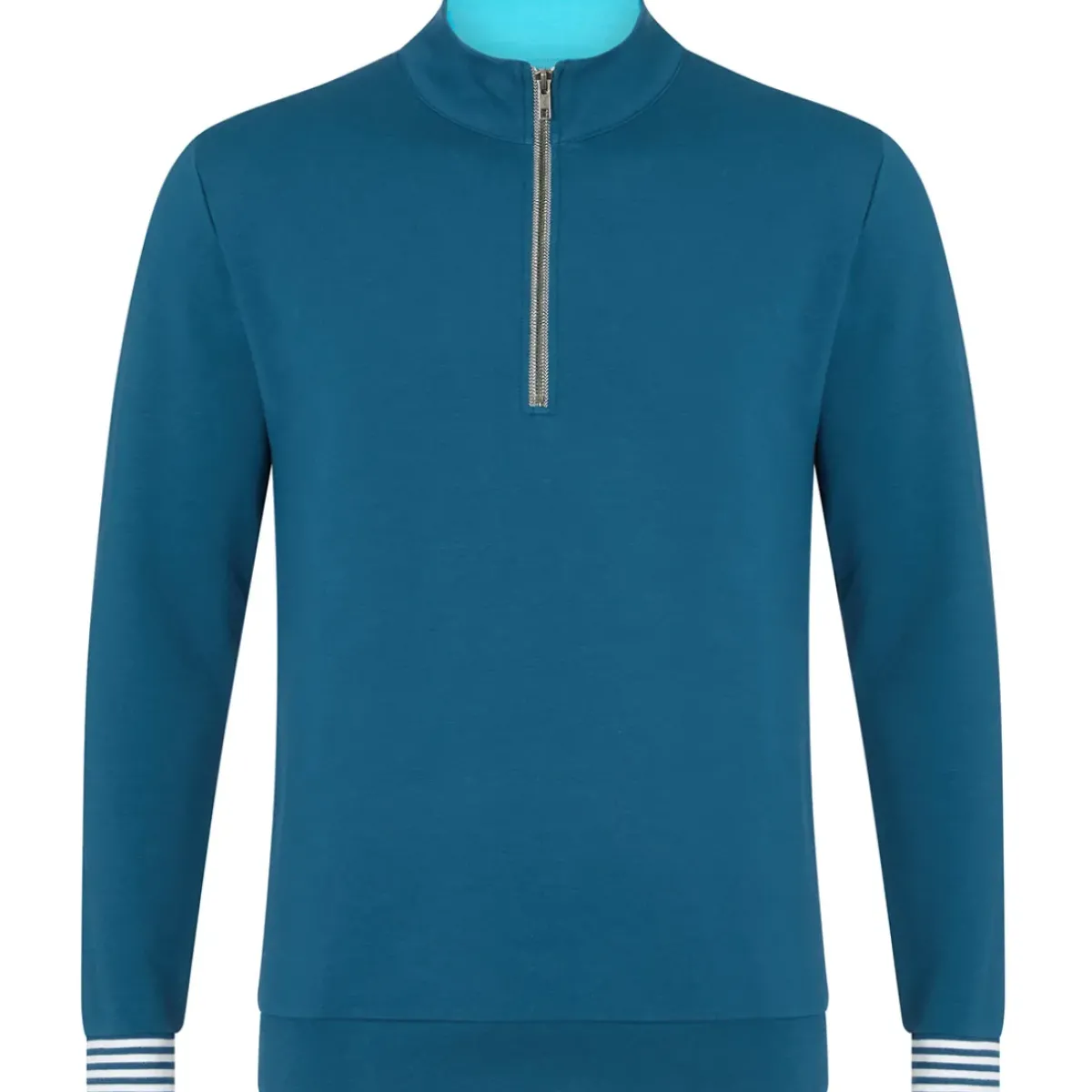 Hot OCEANTEE Men's Silvertip Zip Golf Midlayer Men's Sweaters|Men's Midlayers