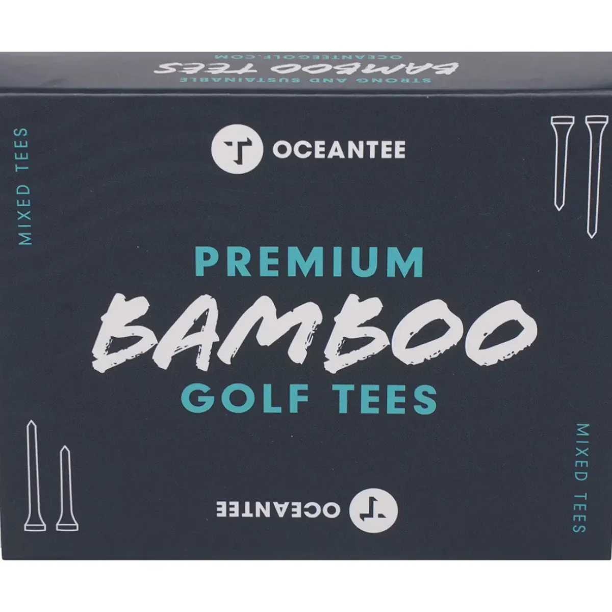 New OCEANTEE Mixed Bamboo Golf Tees - 30 Pack Golf Tees
