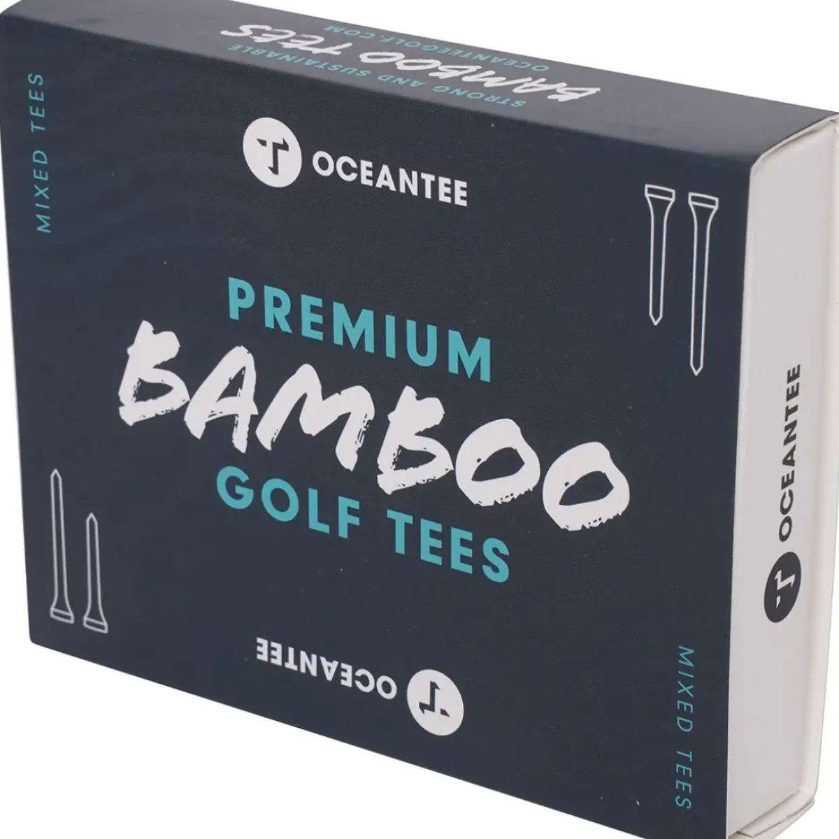 New OCEANTEE Mixed Bamboo Golf Tees - 30 Pack Golf Tees