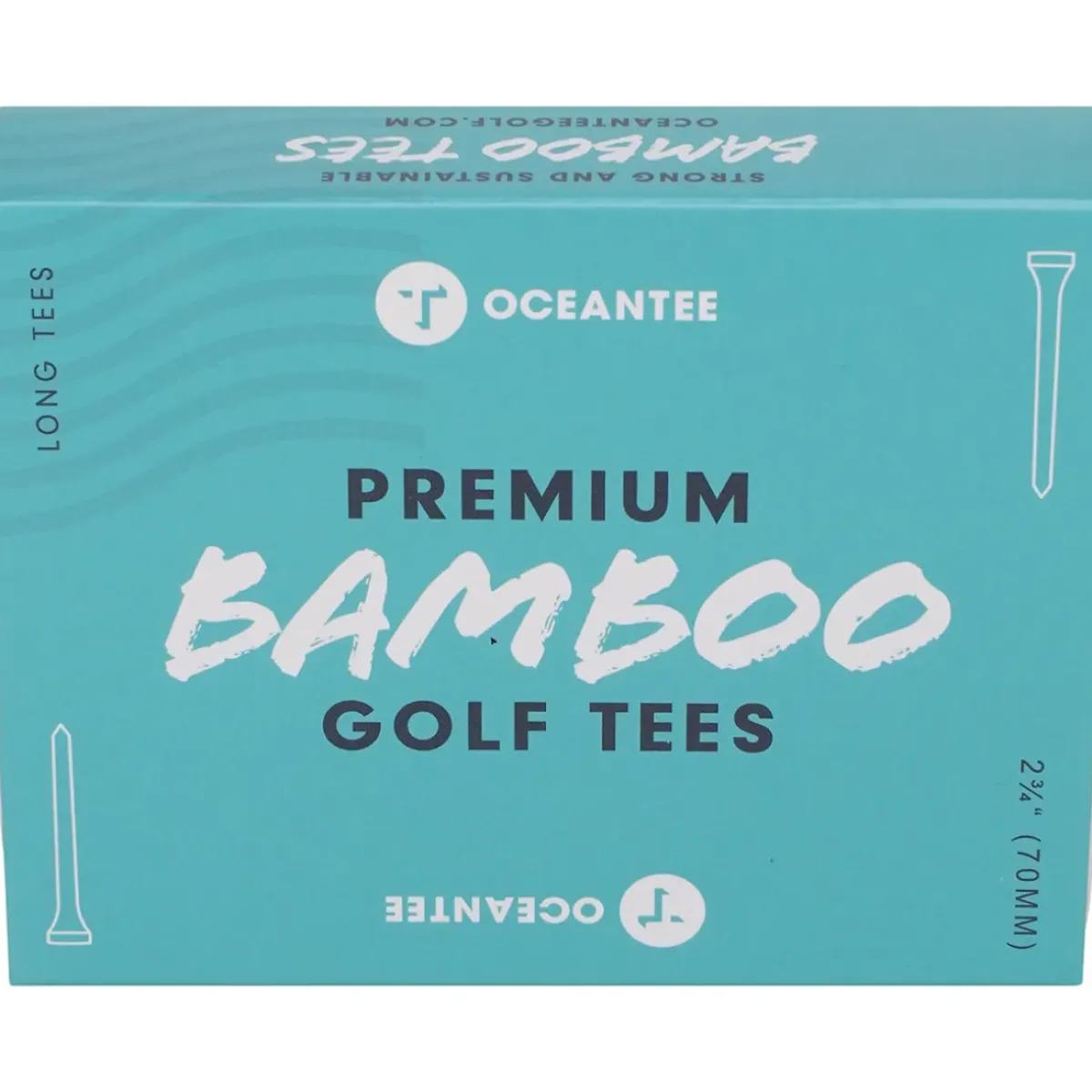 Hot OCEANTEE 70mm Bamboo Golf Tees - 30 Pack Golf Tees