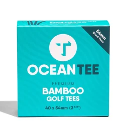 New OCEANTEE 54mm Bamboo Golf Tees - 40 Pack Golf Tees