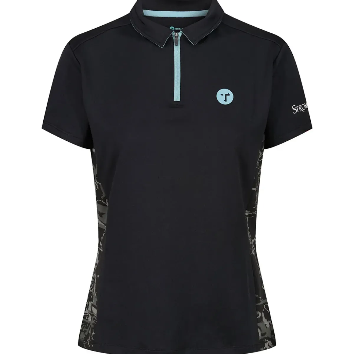 OCEANTEE Stromberg Ladies Print Golf Polo Shirt Ladies Polo Shirts
