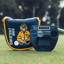 Clearance Ai-ONE 2-Ball Jailbird Mini Double Bend Pistol Golf Putter Putters