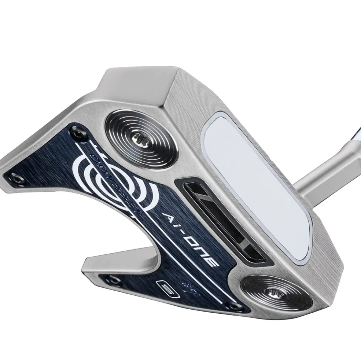 Clearance Ai-ONE Seven Silver Short Slant Pistol Golf Putter Season Ready Collection|Season Ready Collection