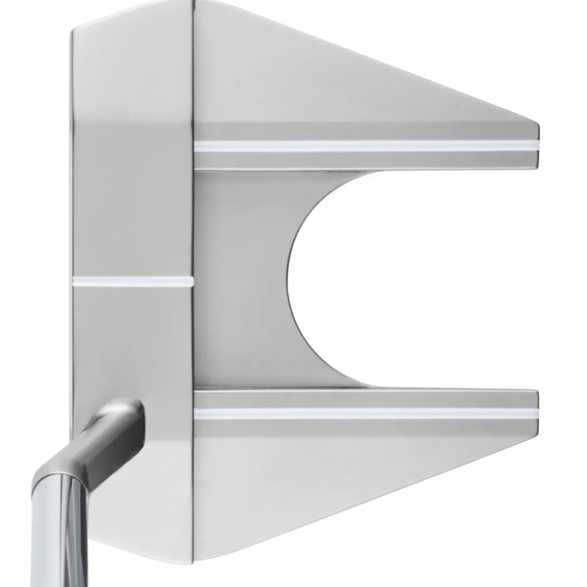 Clearance Ai-ONE Seven Silver Short Slant Pistol Golf Putter Season Ready Collection|Season Ready Collection