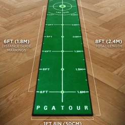 Discount 8FT Deluxe Golf Putting Mat Golf Mats & Nets