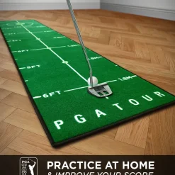 Discount 8FT Deluxe Golf Putting Mat Golf Mats & Nets