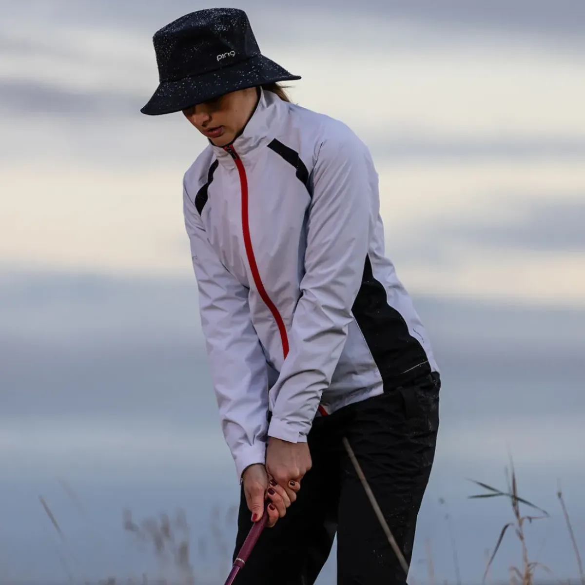 Best Ladies Freda Full Zip Waterproof Golf Jacket Ladies Waterproofs|Ladies Jackets