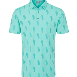 Online Men's Arizona Cactus Golf Polo Shirt Men's Polo Shirts