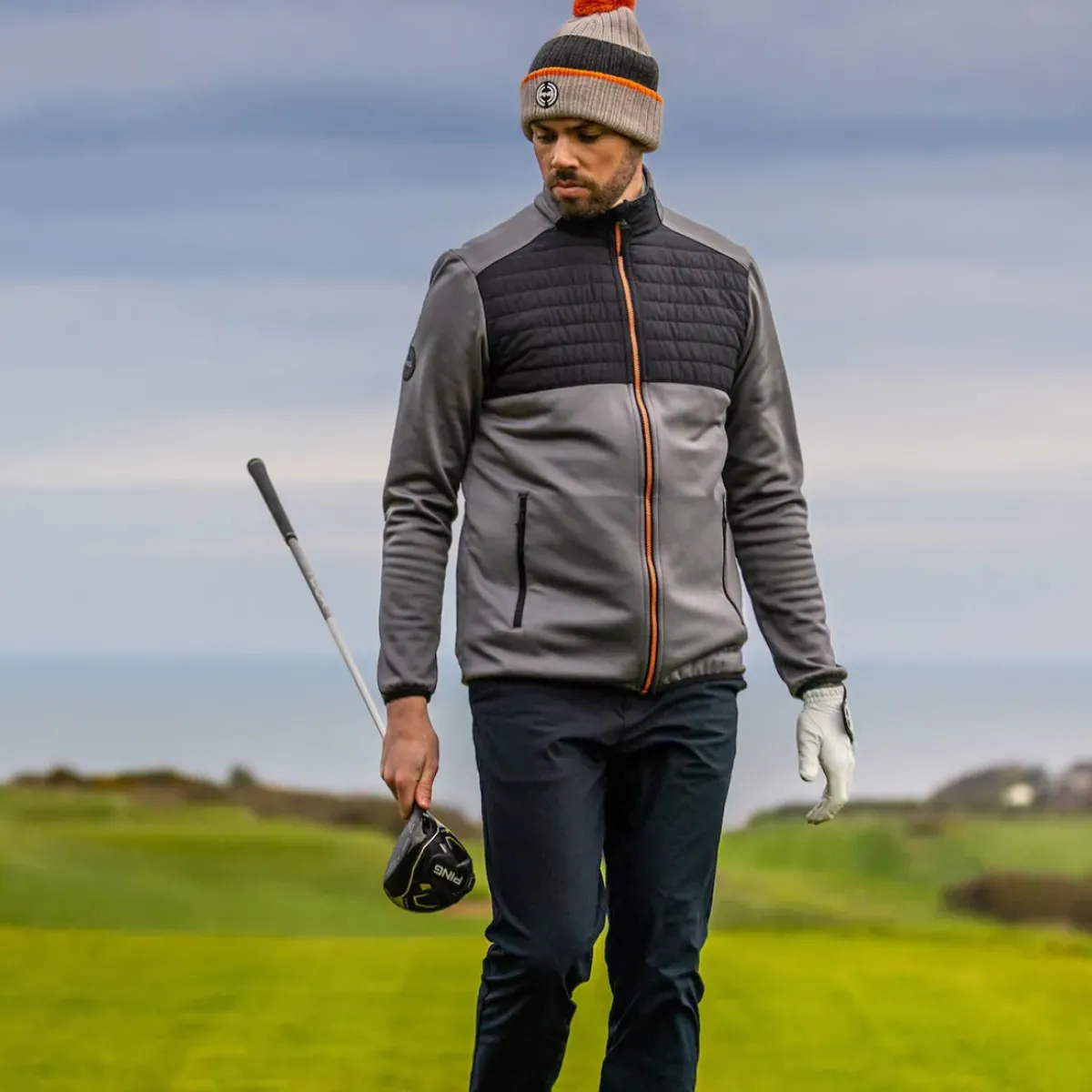 Men's Firth Hybrid Golf Jacket Men's Sweaters|Men's Jackets