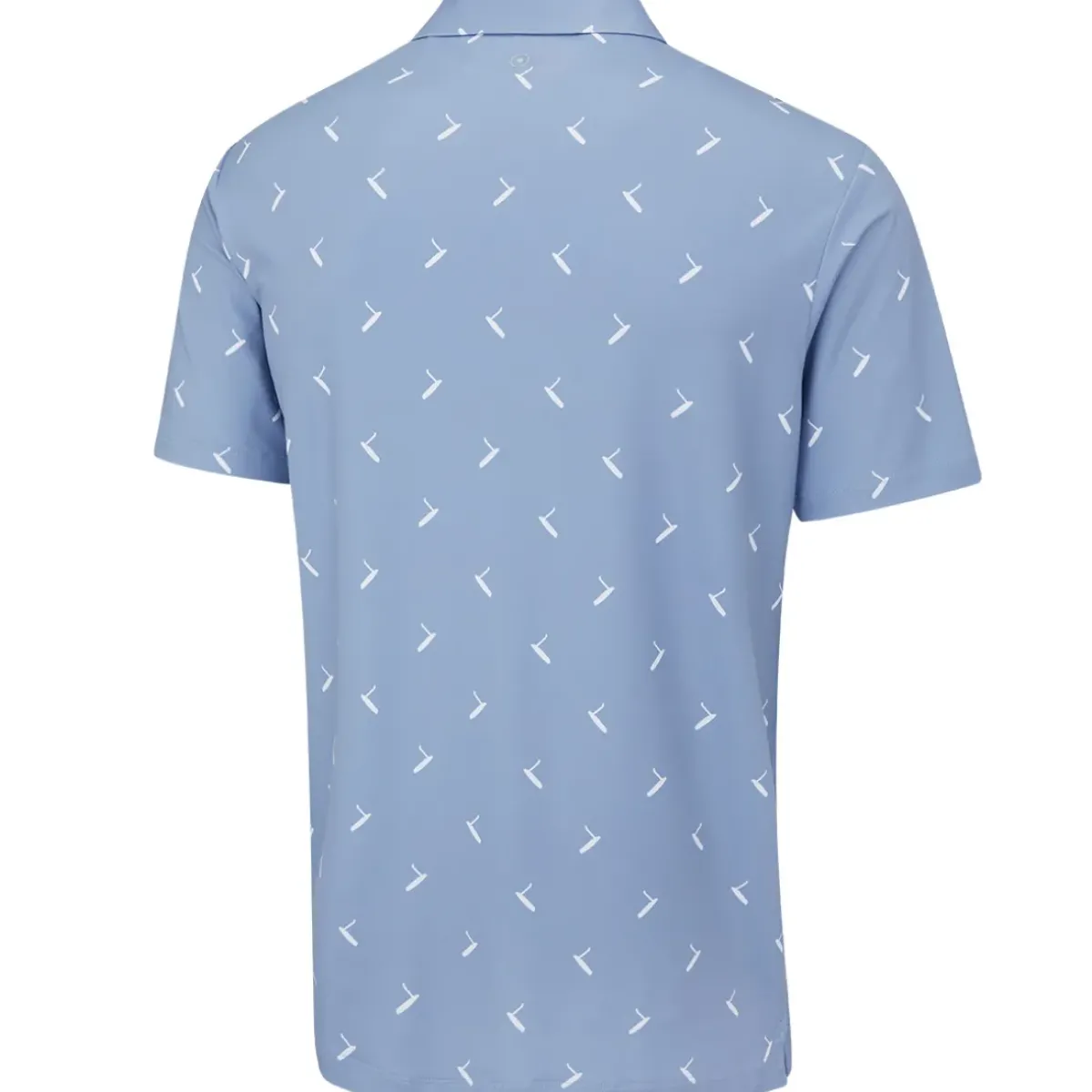 Discount Men's Gold Putter Print Golf Polo Shirt Men's Polo Shirts