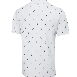 Clearance Men's Gold Putter Print Golf Polo Shirt Men's Polo Shirts