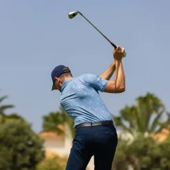 Sale Men's Gold Putter Print Golf Polo Shirt Men's Polo Shirts