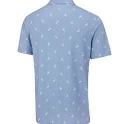 Sale Men's Gold Putter Print Golf Polo Shirt Men's Polo Shirts