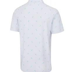 Sale Men's Gold Putter Print Golf Polo Shirt Men's Polo Shirts