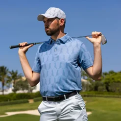 Online Men's Mr Printed Golf Polo Shirt Men's Polo Shirts