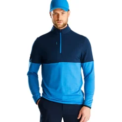 Clearance Men's Nexus Golf Half Zip Golf Midlayer Men's Sweaters|Men's Midlayers