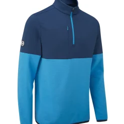 Clearance Men's Nexus Golf Half Zip Golf Midlayer Men's Sweaters|Men's Midlayers