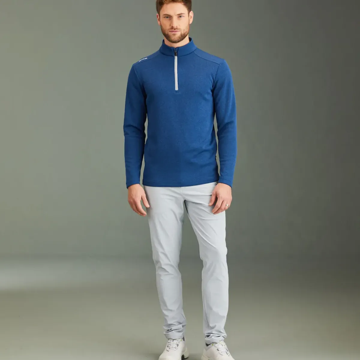 Clearance Men's Ramsey Golf Midlayer Men's Sweaters|Men's Midlayers