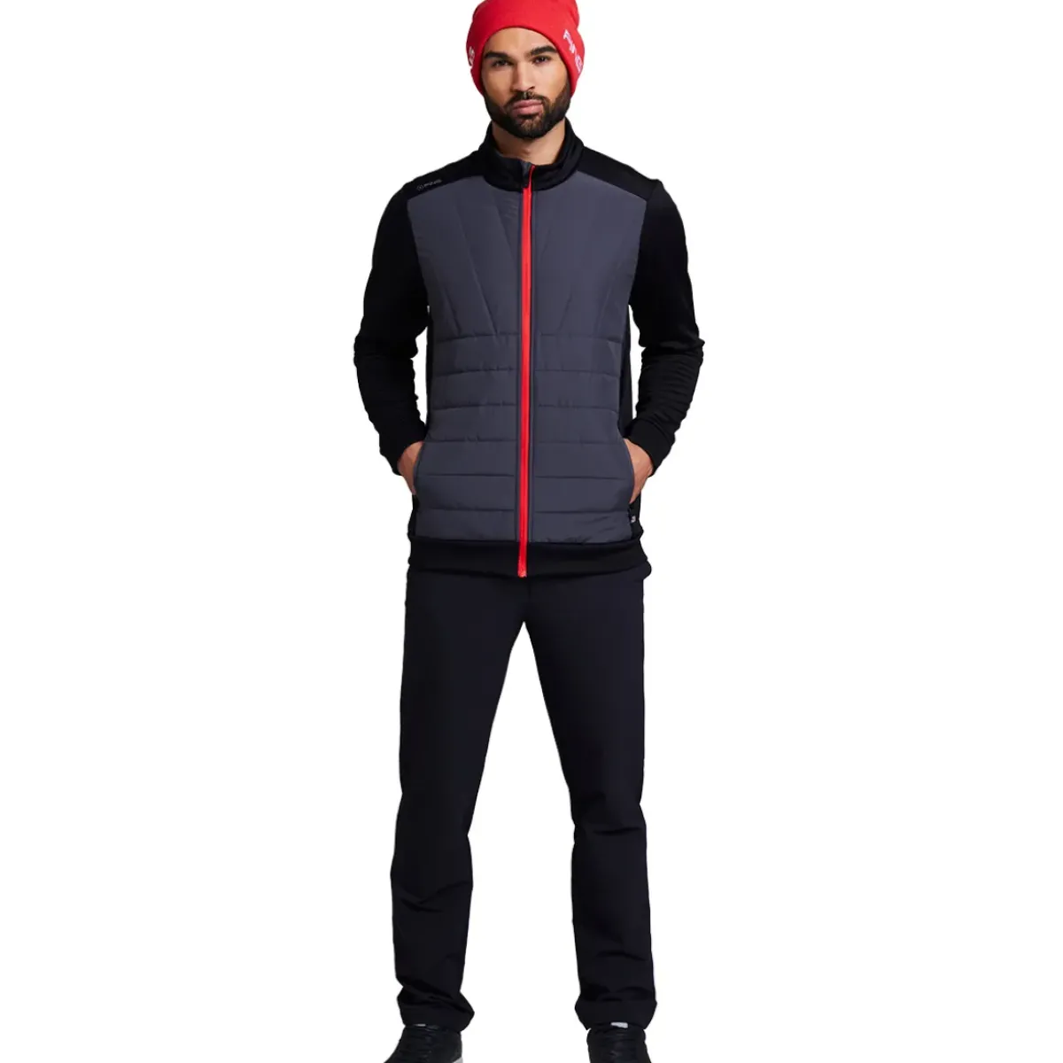 Best Men's Vernon Hybrid Golf Jacket Men's Sweaters|Men's Jackets