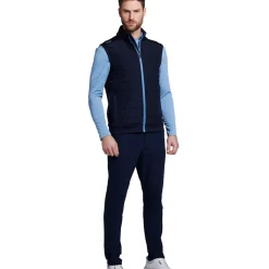 Outlet Men's Vernon Quilted Hybrid Golf Gilet Men's Sweaters|Men's Gilets