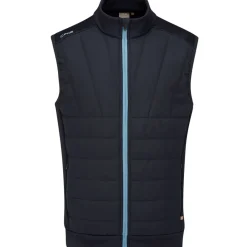 Outlet Men's Vernon Quilted Hybrid Golf Gilet Men's Sweaters|Men's Gilets