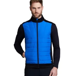 Outlet Men's Vernon Quilted Hybrid Golf Gilet Men's Sweaters|Men's Gilets