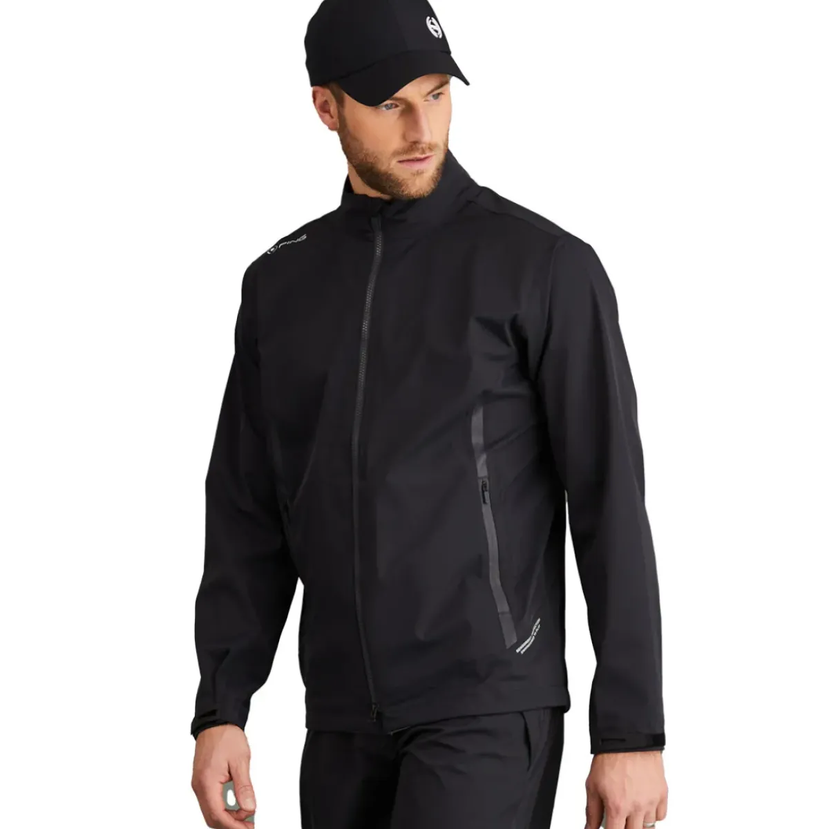 Best Taran 3L Full Zip Golf Jacket Men's Jackets|Men's Waterproofs