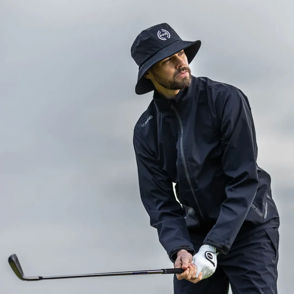 Best Taran 3L Full Zip Golf Jacket Men's Jackets|Men's Waterproofs