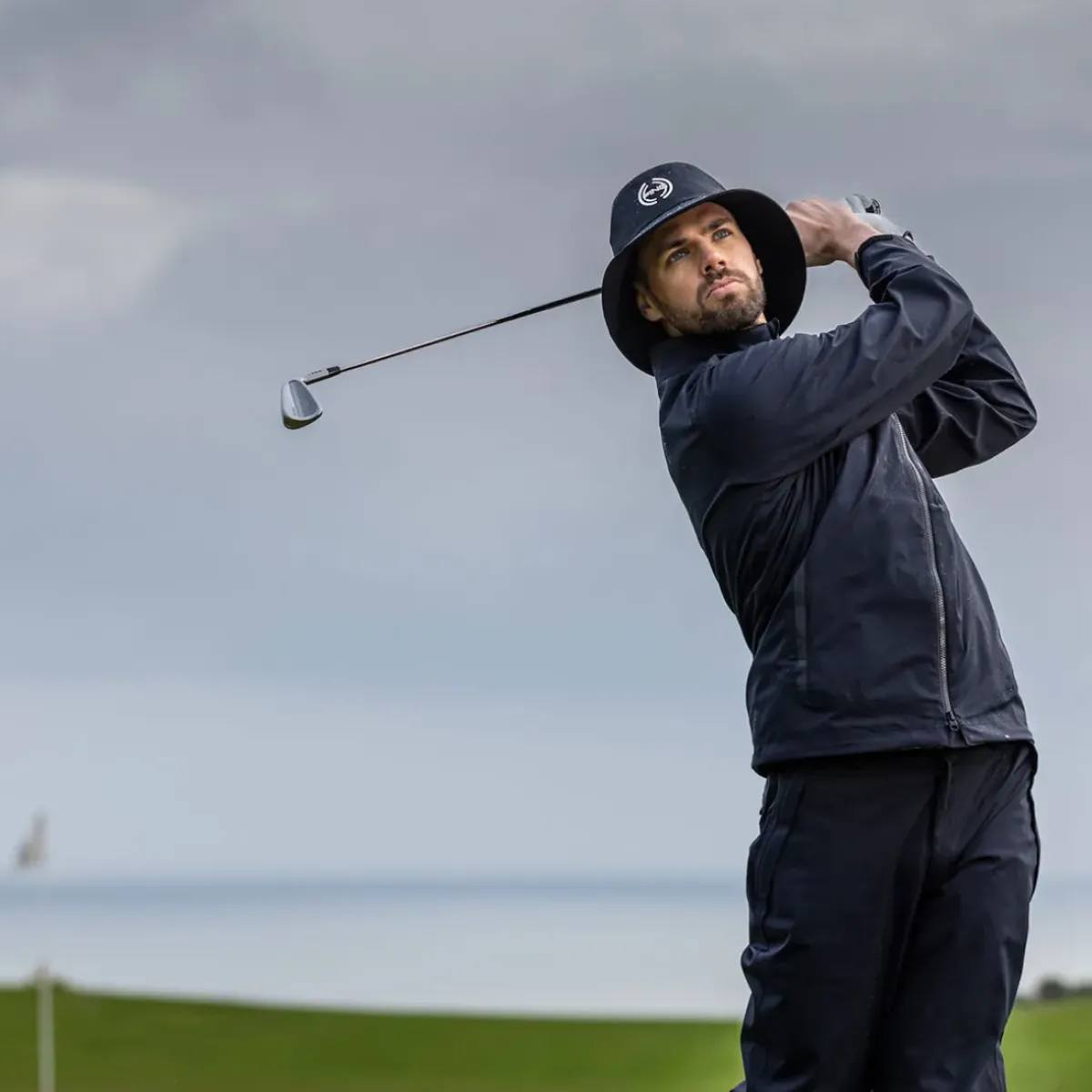 Best Taran 3L Full Zip Golf Jacket Men's Jackets|Men's Waterproofs