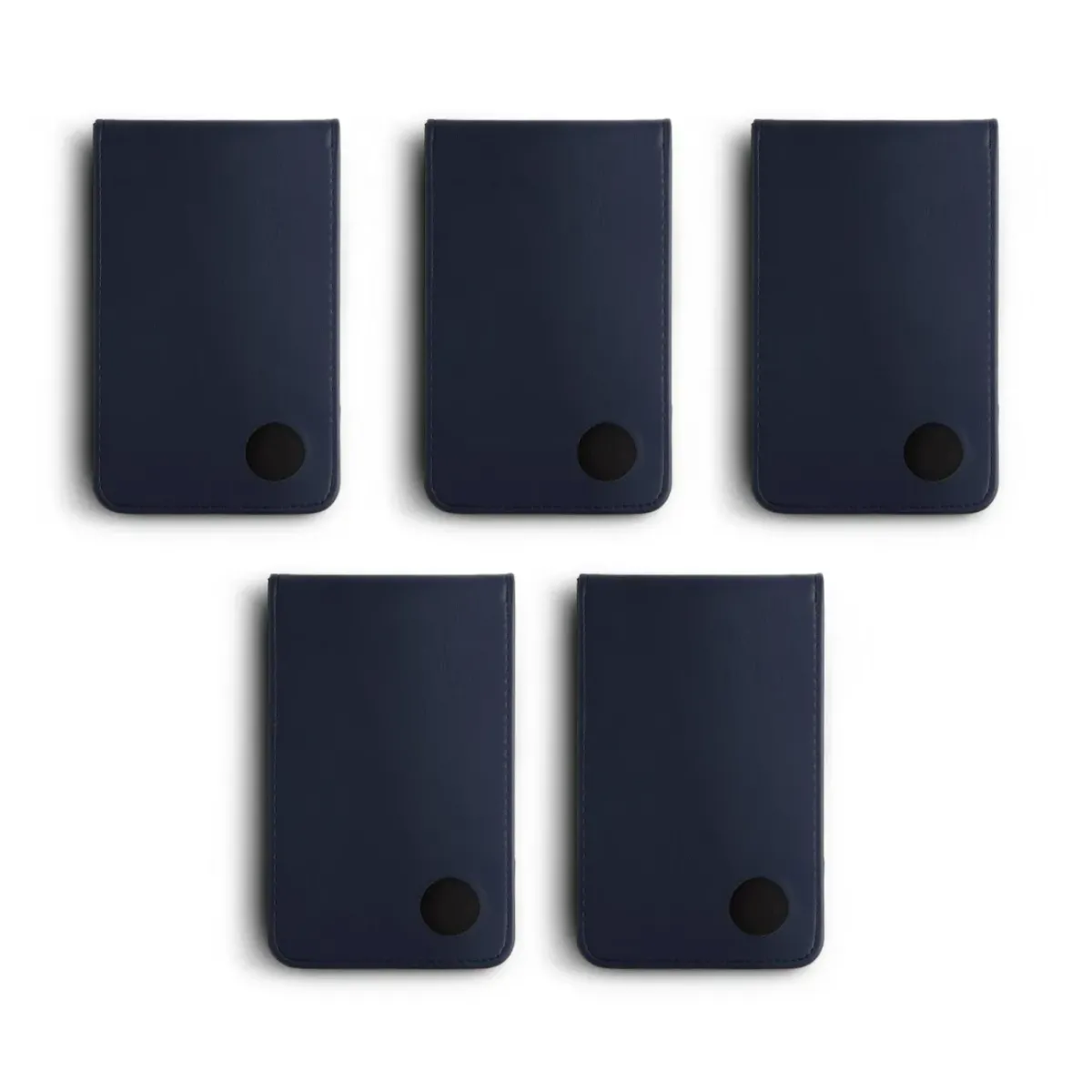 New Plain PU Scorecard Holder with Magnet - Pack of 5 Personalised Golf Accessories