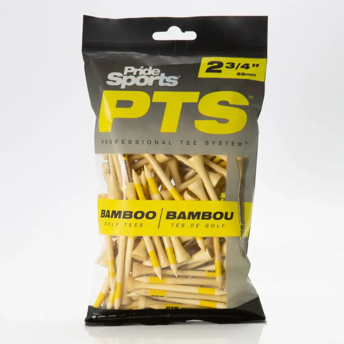 Clearance Sports PTS Bamboo Retail Golf Tees Pack Golf Tees