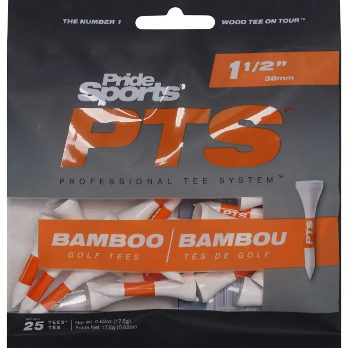Best Sports PTS Bamboo Small Golf Tees Pack Golf Tees
