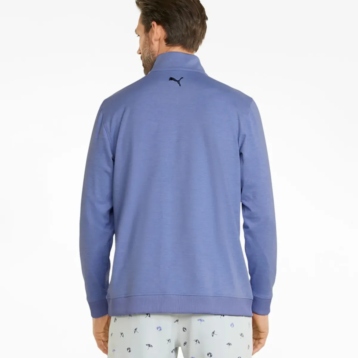PUMA Men's AP CLOUDSPUN Castle Half Zip Golf Midlayer Men's Sweaters|Men's Midlayers