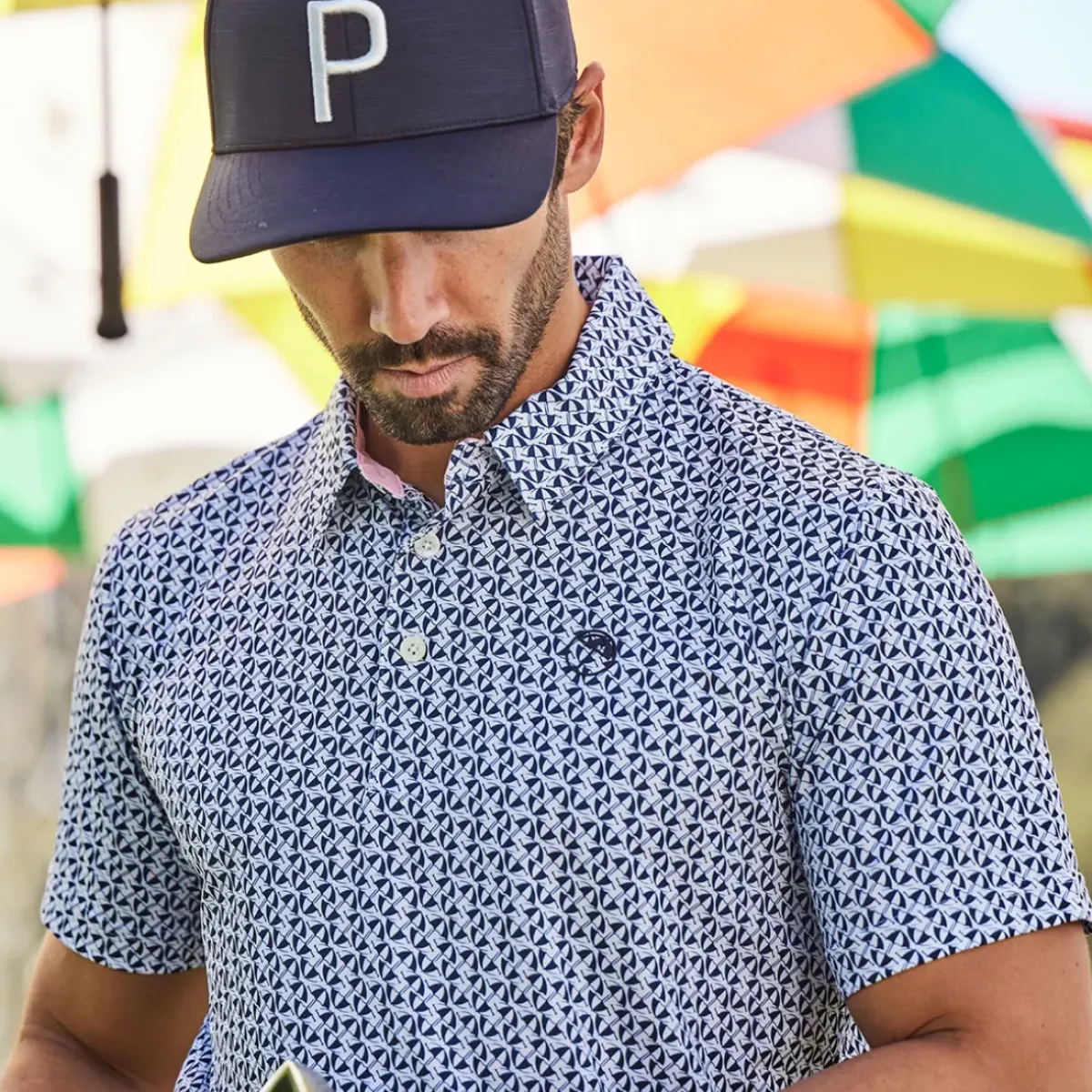 Outlet PUMA Men's Arnold Palmer MATTR Sixty Two Golf Polo Shirt Men's Polo Shirts