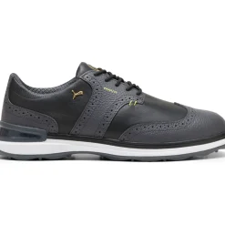 Best PUMA Men's Avant Wingtip Waterproof Spikeless Golf Shoes Men's Spikeless Golf Shoes|Men's Waterproof Golf Shoes