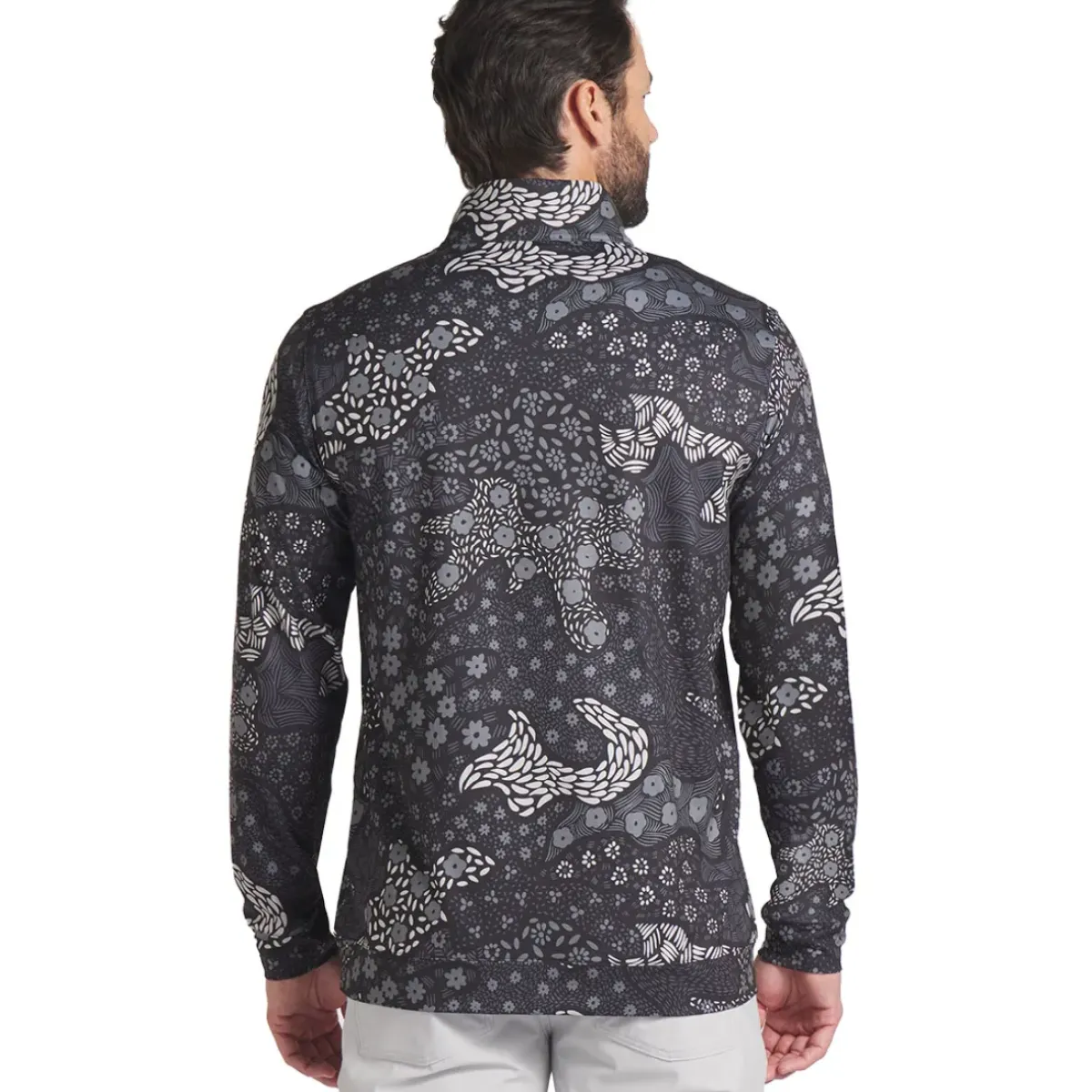 Clearance PUMA Men's CLOUDSPUN Bloom Half Zip Golf Mid Layer Men's Sweaters|Men's Midlayers