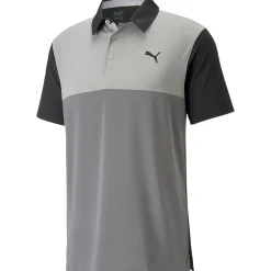 Clearance PUMA Men's CLOUDSPUN Colourblock Golf Polo Shirt Men's Polo Shirts
