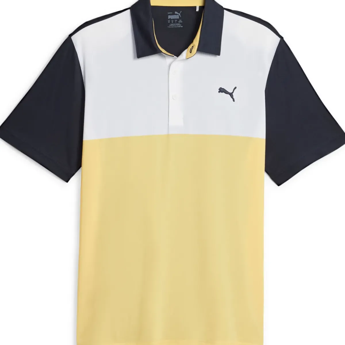 Clearance PUMA Men's CLOUDSPUN Colourblock Golf Polo Shirt Men's Polo Shirts