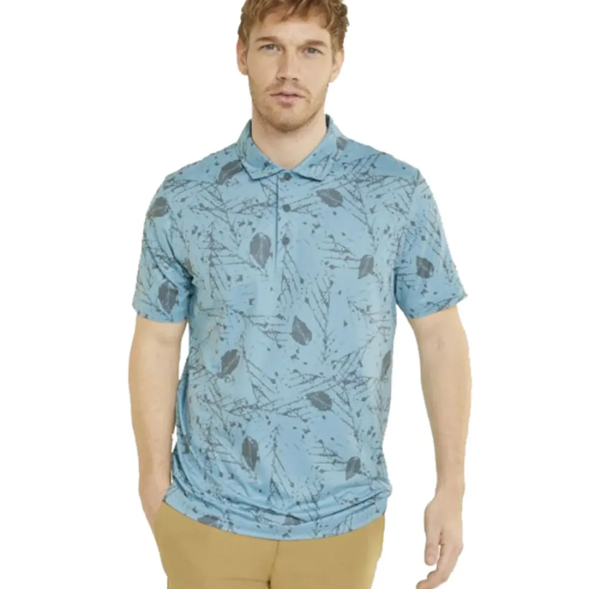 Online PUMA Men's CLOUDSPUN Frequency Golf Polo Shirt Men's Polo Shirts