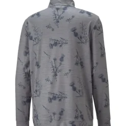 New PUMA Men's CLOUDSPUN Lowlands Half Zip Golf Midlayer Men's Sweaters|Men's Midlayers