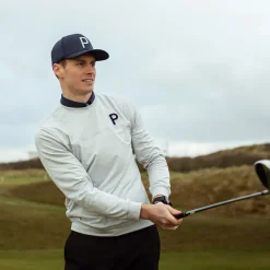 Sale PUMA Men's CLOUDSPUN Patch Crewneck Golf Sweater Men's Sweaters|Men's Midlayers