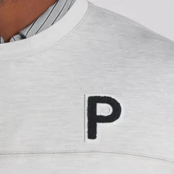 Sale PUMA Men's CLOUDSPUN Patch Crewneck Golf Sweater Men's Sweaters|Men's Midlayers