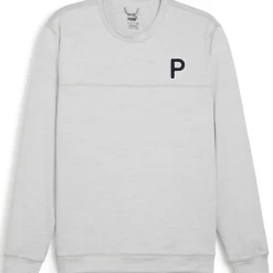 Sale PUMA Men's CLOUDSPUN Patch Crewneck Golf Sweater Men's Sweaters|Men's Midlayers