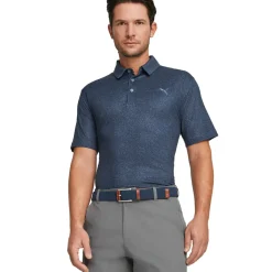 Hot PUMA Men's CLOUDSPUN Primary Golf Polo Shirt Men's Polo Shirts