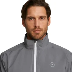 Clearance PUMA Men's DRYLBL Rain Waterproof Golf Jacket Men's Jackets|Men's Waterproofs