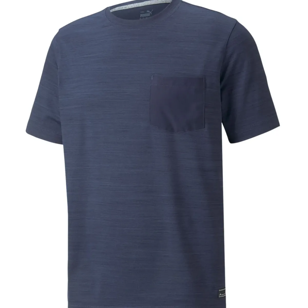 Sale PUMA Men's EGW CLOUDSPUN Pushcart Pocket Golf T-Shirt Men's Polo Shirts