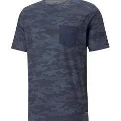 New PUMA Men's EGW CLOUDSPUN Pushcart Pocket Golf T-Shirt Men's Polo Shirts