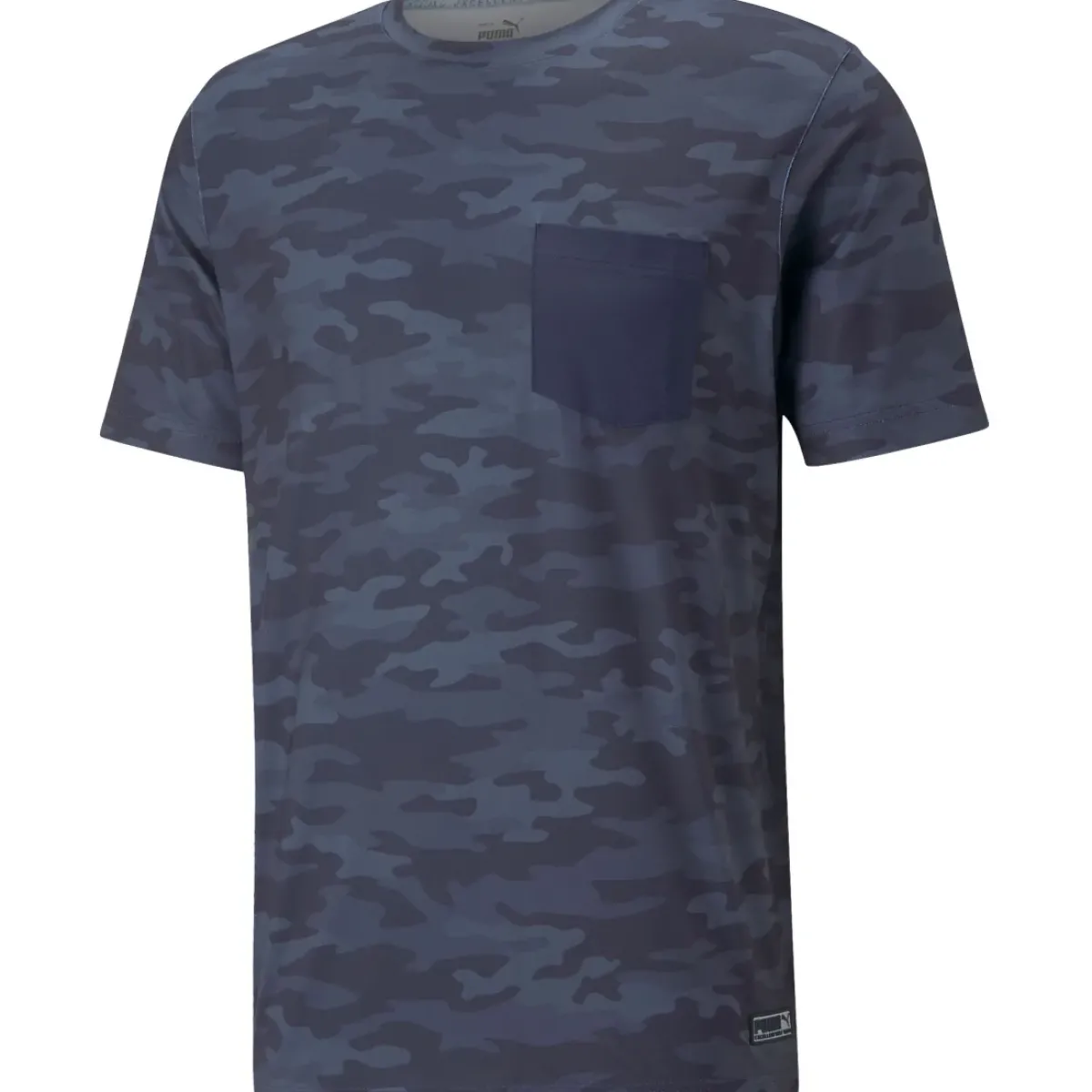 New PUMA Men's EGW CLOUDSPUN Pushcart Pocket Golf T-Shirt Men's Polo Shirts